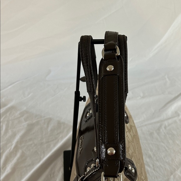 COACH F25185 ASHLEY SIGNATURE NORTH/SOUTH SATCHEL - Picture 4 of 11